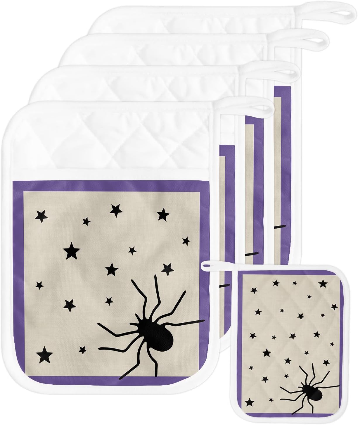 5-Piece Halloween Pot Holder Set