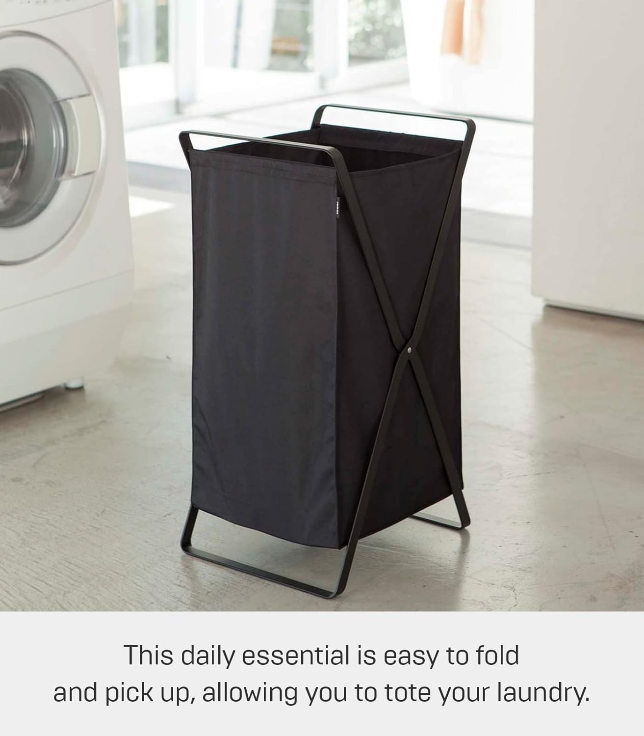 FOLDABLE STEEL laundry basket