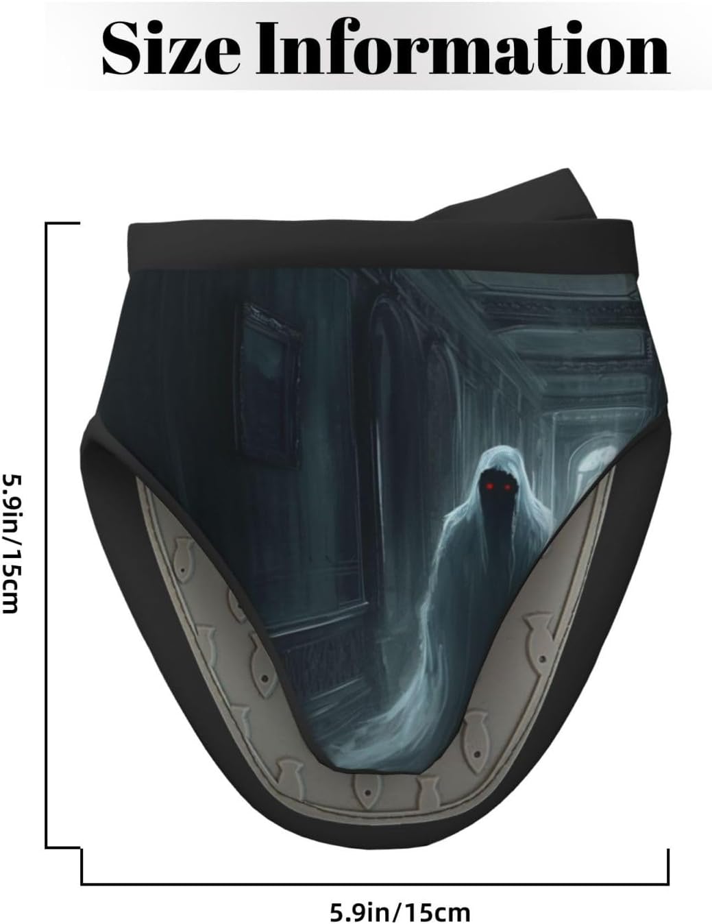 Vivid Halloween Ghost Mini Silicone Oven Mitts Heat and Slip Resistant Kitchen Mittens59X59