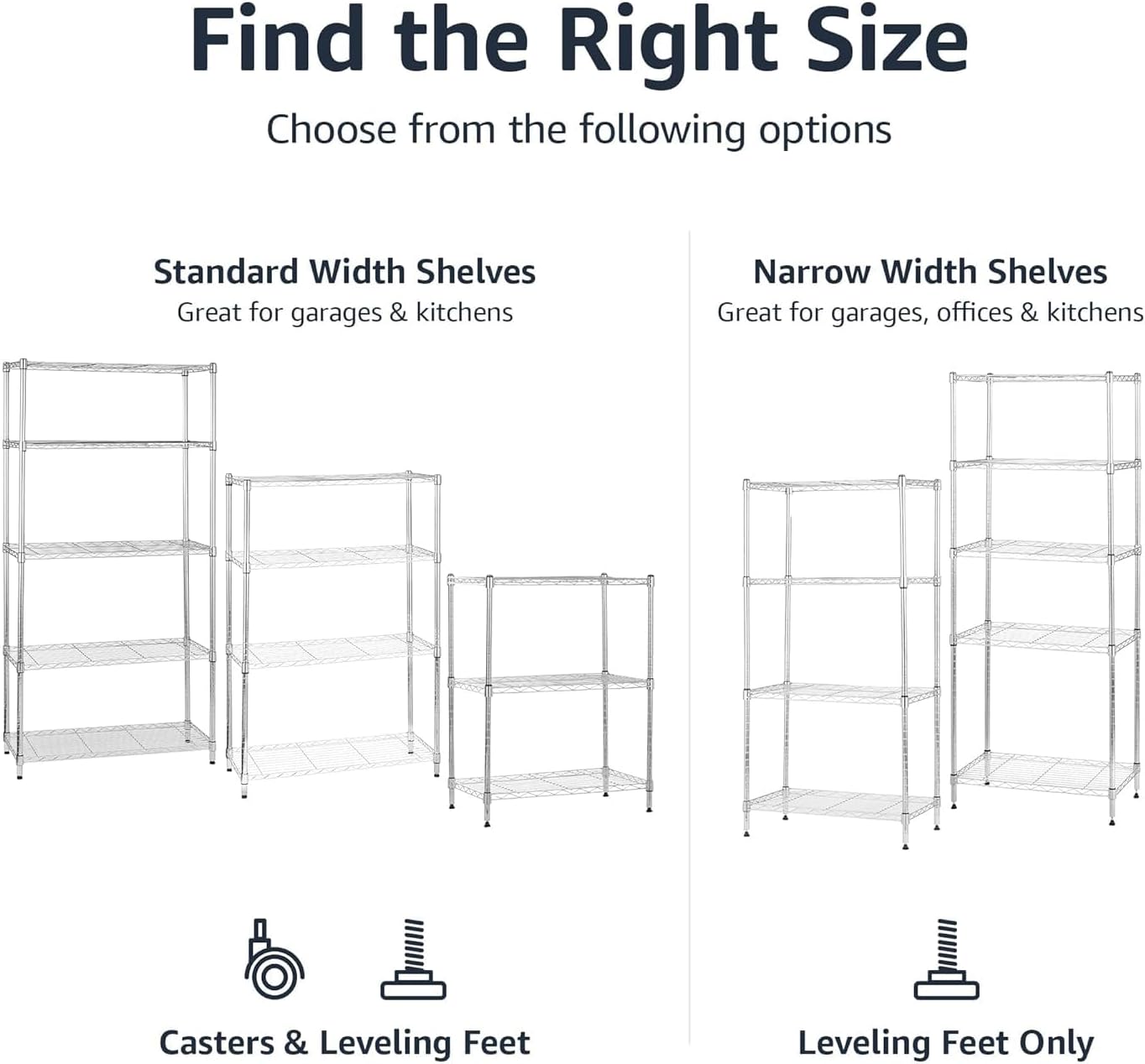 Adjustable 3-Shelf Storage Rack