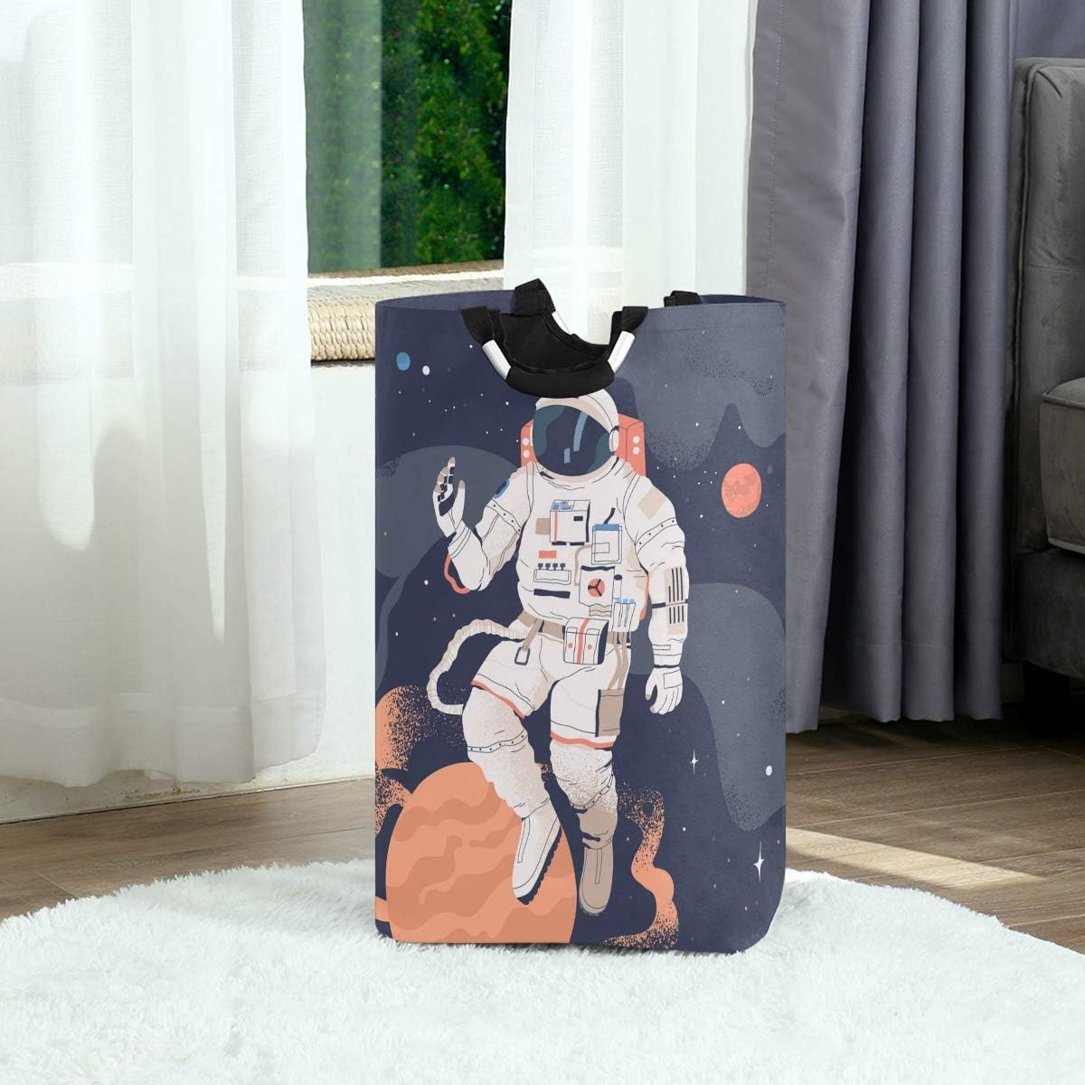 Astronaut Folding Laundry Basket