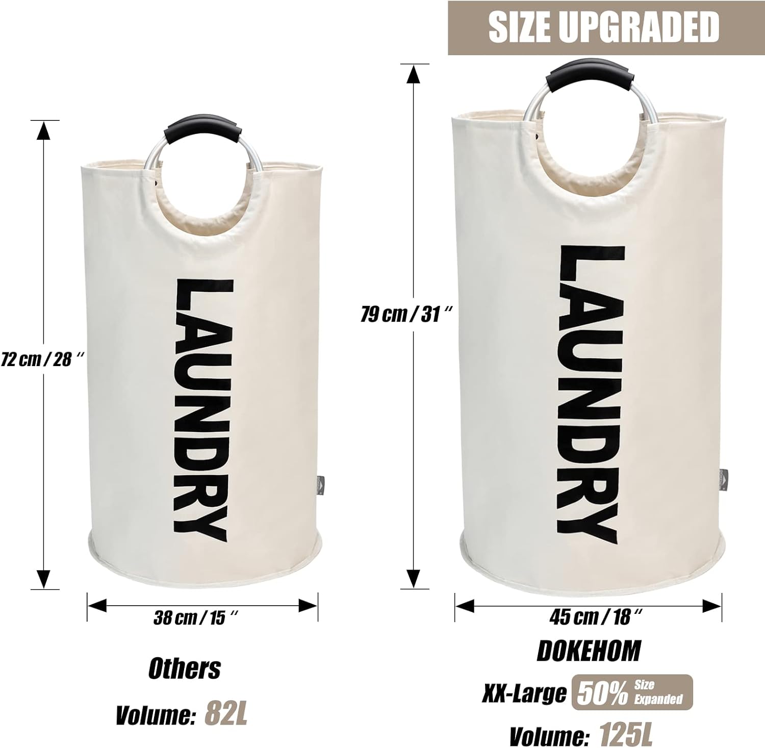 Ergonomic Folding Laundromat Collapsible Laundry Bag