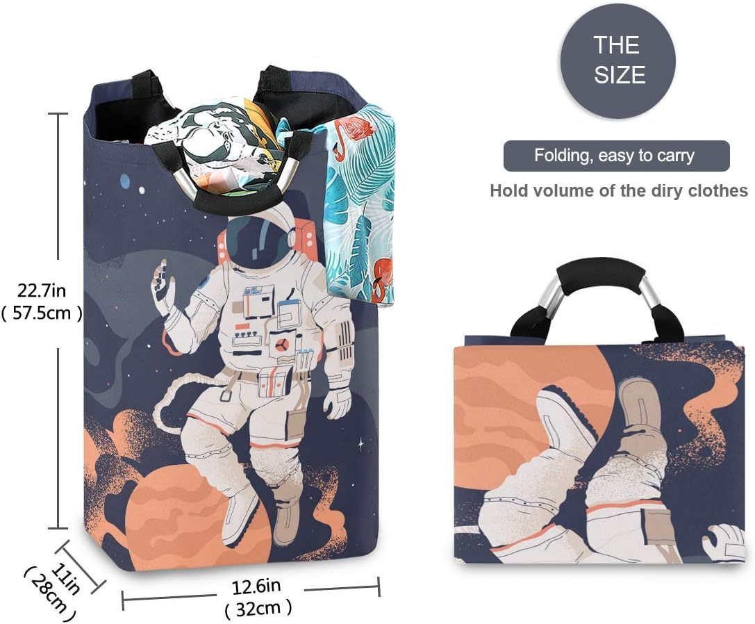 Astronaut Folding Laundry Basket