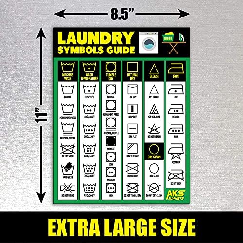 Proven Solution - laundry day transformed Easy Reading Guide Magnet - Make Care Simple