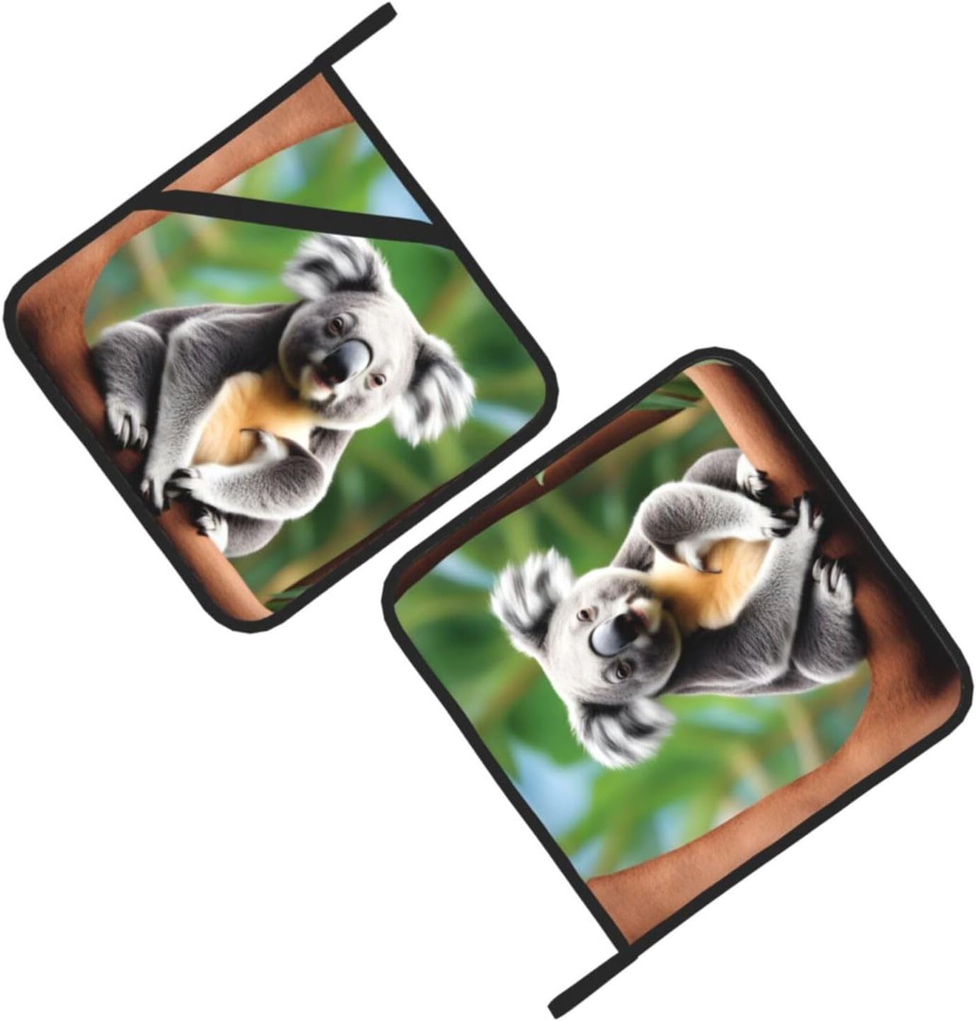 Funny Koalas Potholders Set for Heat-Resistant BBQ Cooking