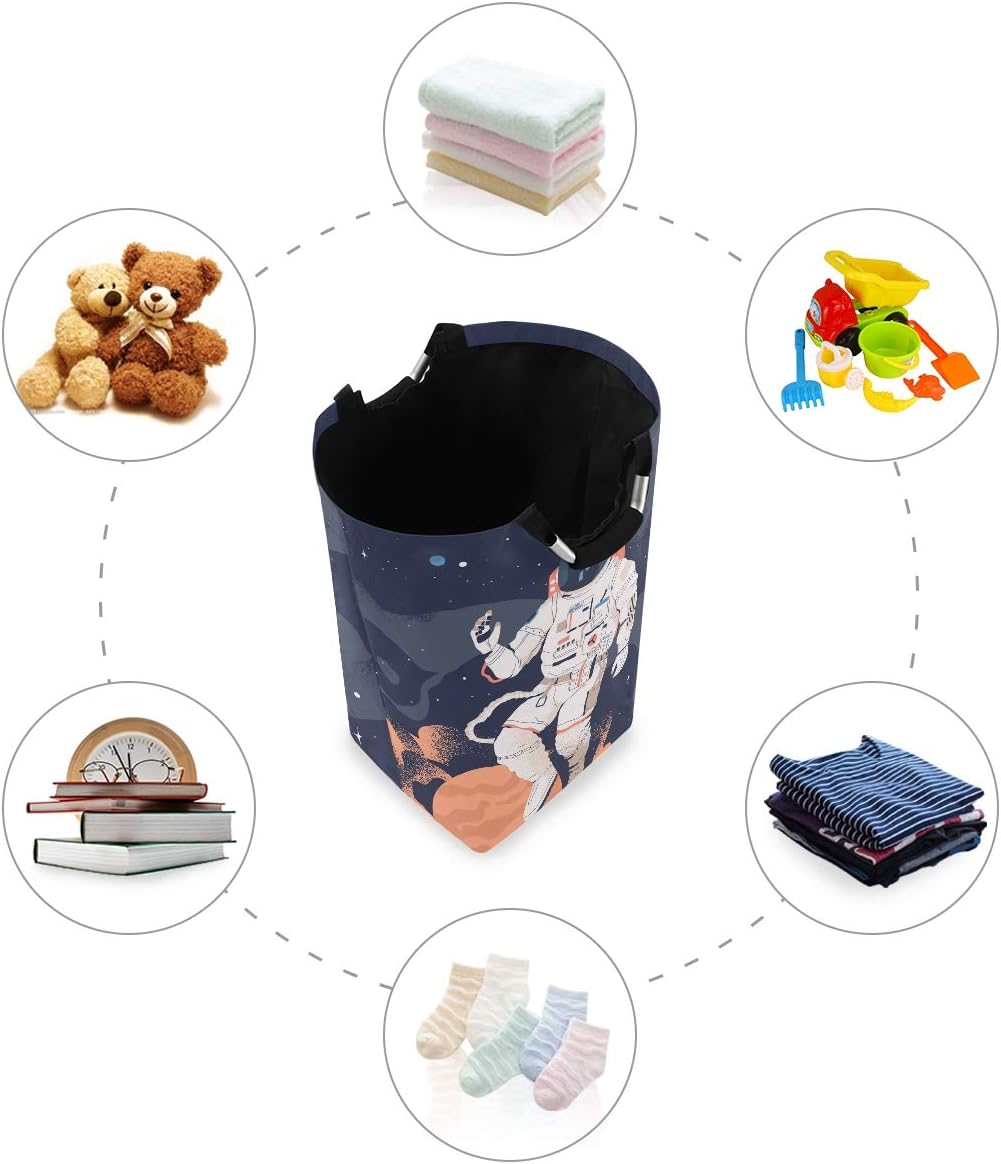 Astronaut Folding Laundry Basket