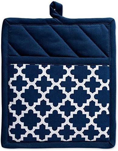 DII Lattice Oven Mitt Potholder Set 2 Piece