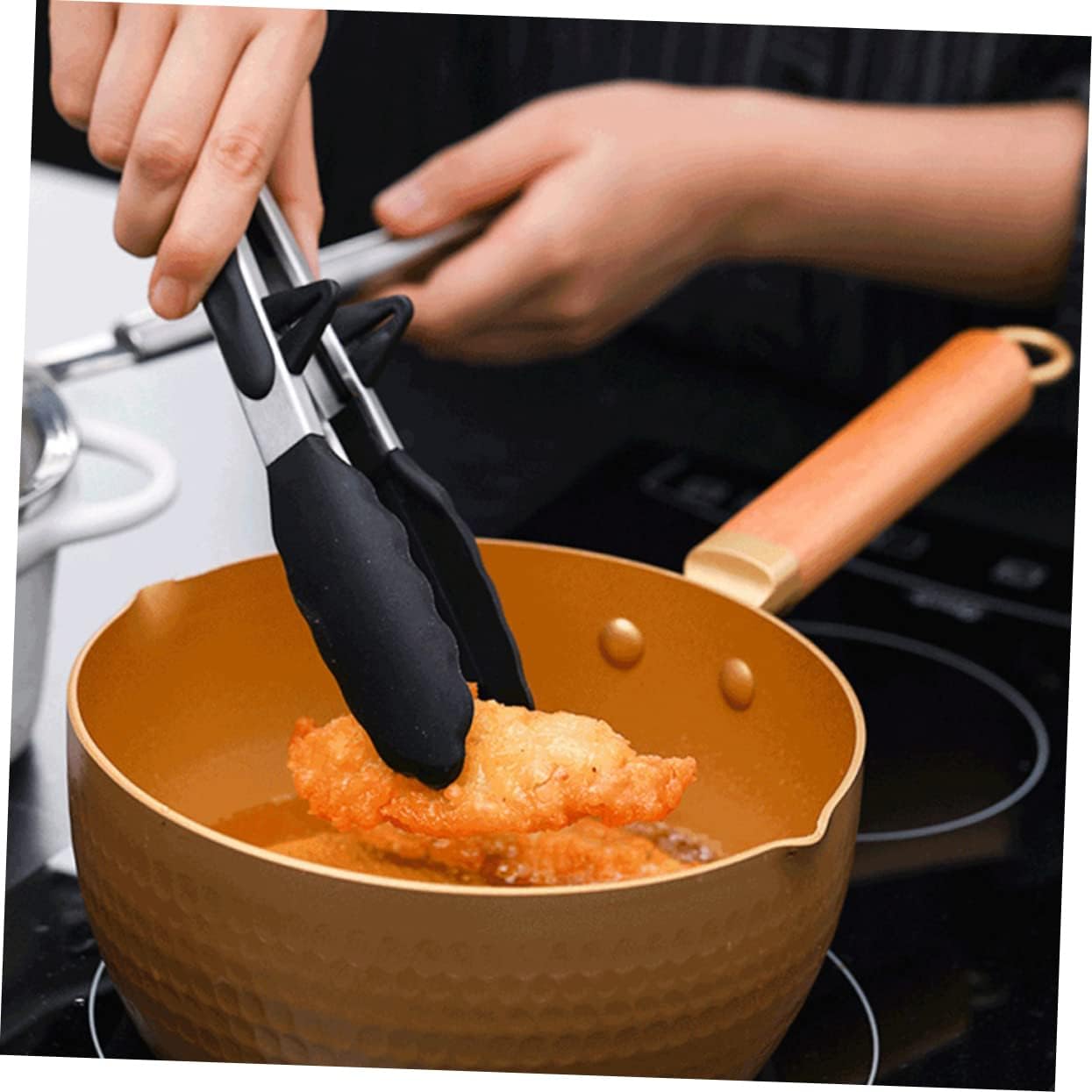 ABOOFAN 18cm Nonstick Milk Pan for Stew Energy Efficient