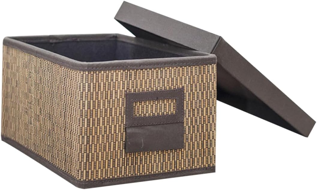 BESTonZON Non-Woven Fabric Foldable Washer with Lid Organizer