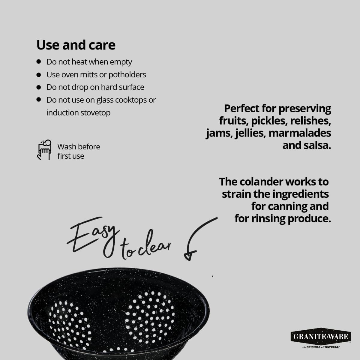 Granite Ware 9-Piece Enamelware Canning Set
