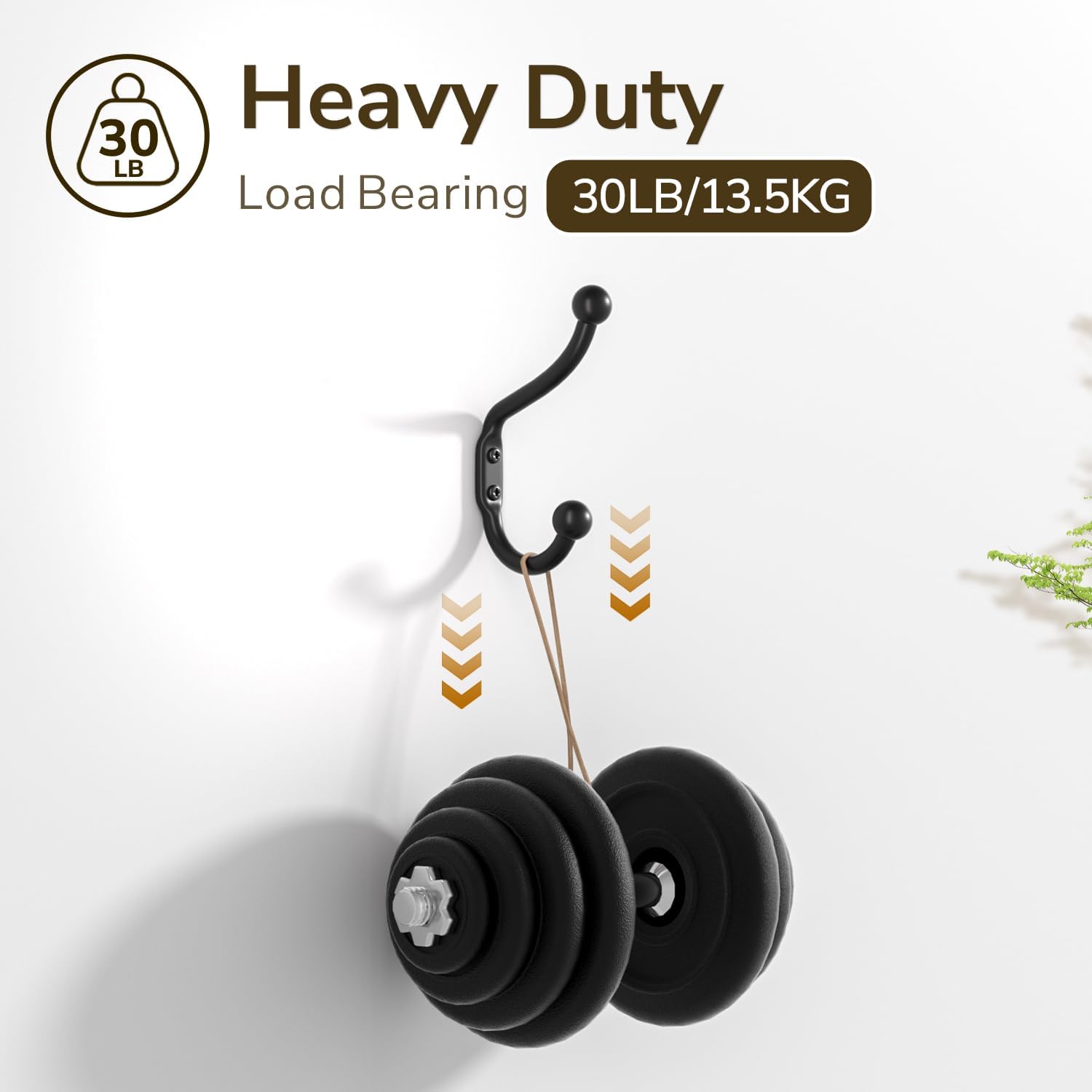 Wall-Hang 35 lbs Capacity Durable Waterproof