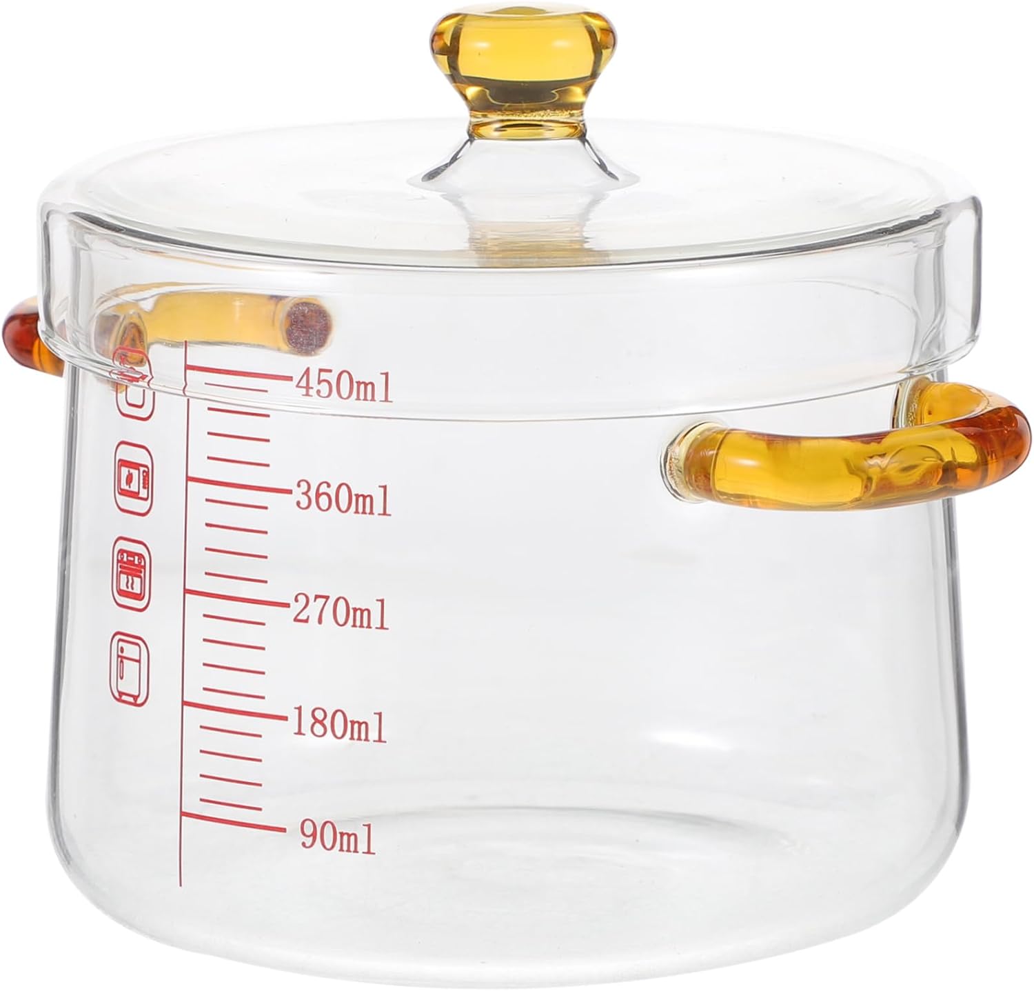 Luxshiny Glass Pot Multi-Functionalessential with Stability