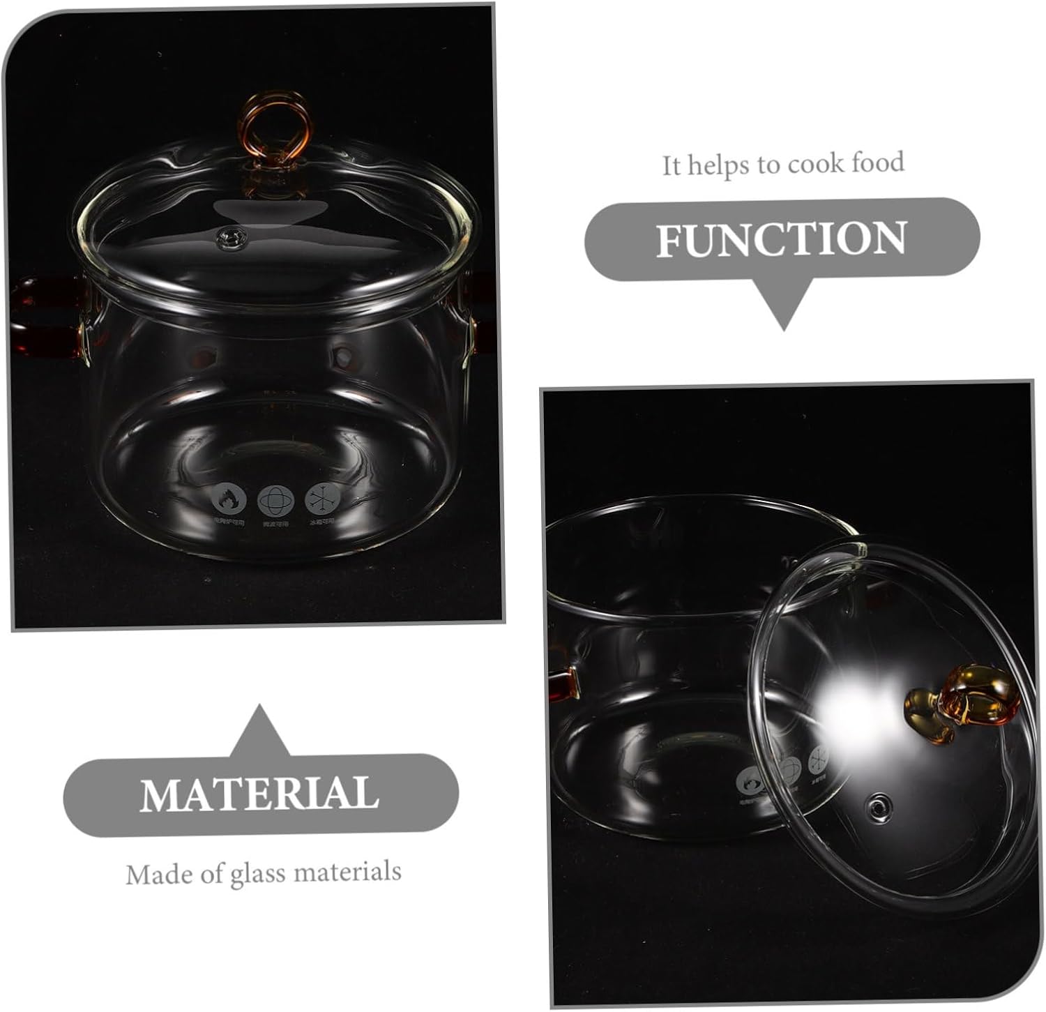 Happyyami Glass Stewing Pot