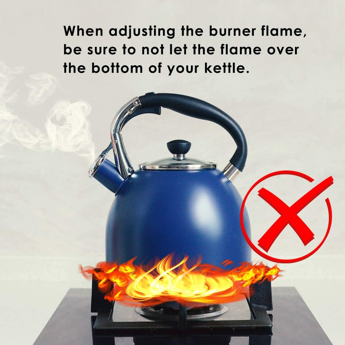 Sturdy 26-QT Stainless Steel Tea Kettle