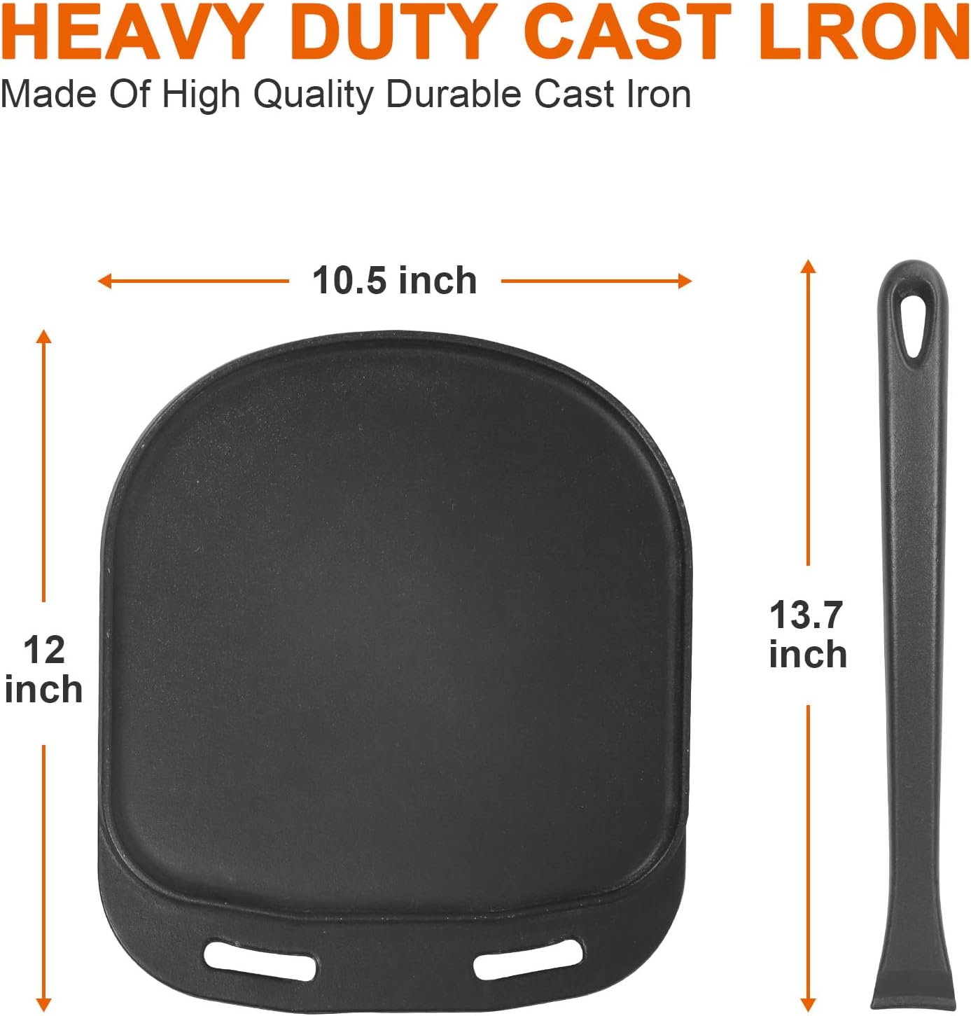 Cast Iron Grizzler Pan forBBQ Grill