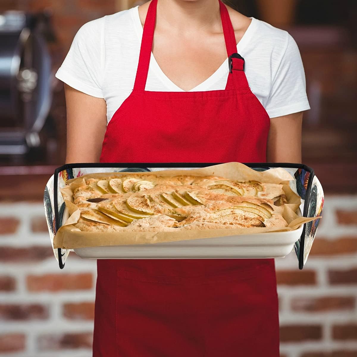 Rooster Oven Mitts - Durable Design