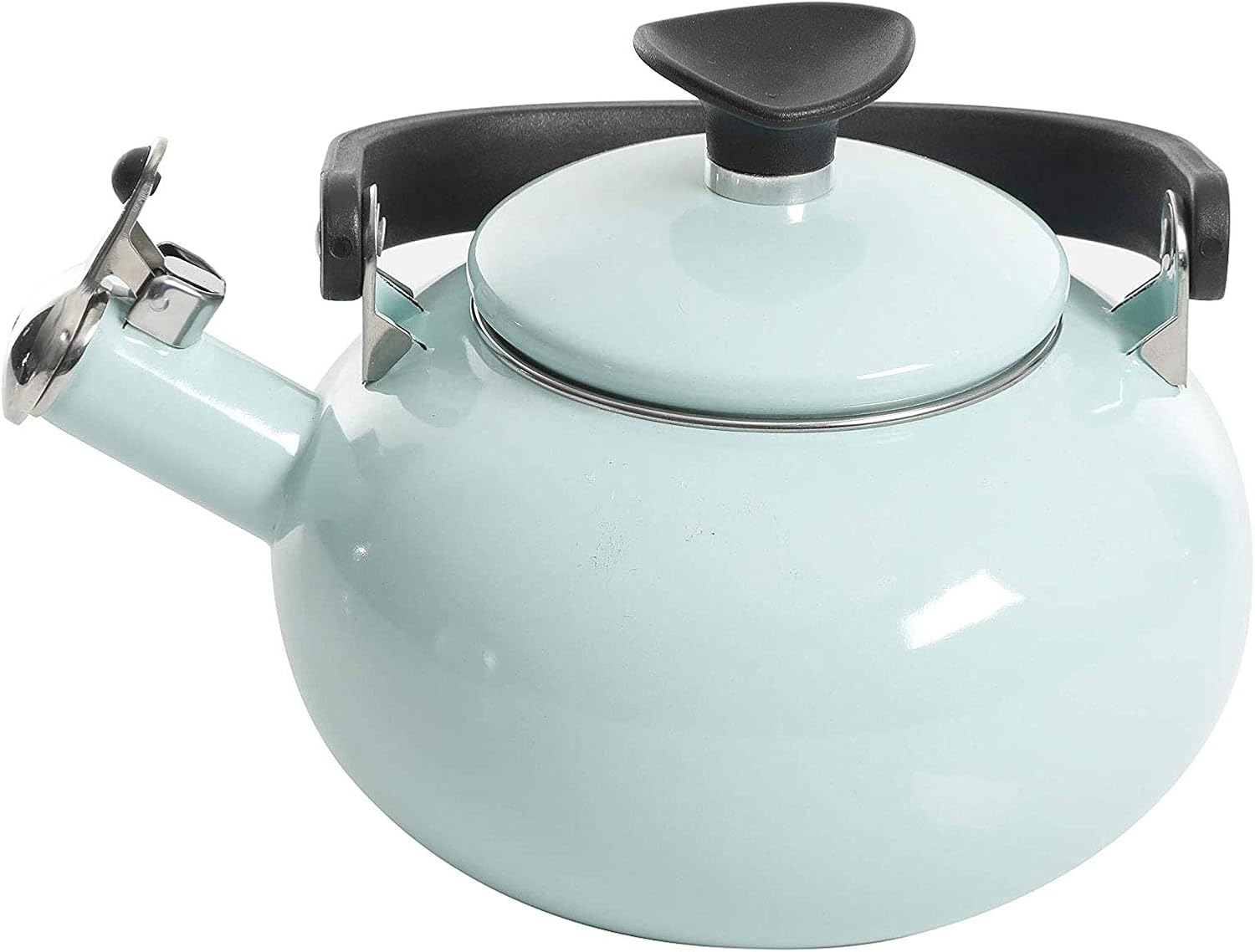 Kenmore Broadway Tea Kettle Enamel on Steel 15-Quart Glacier Blue