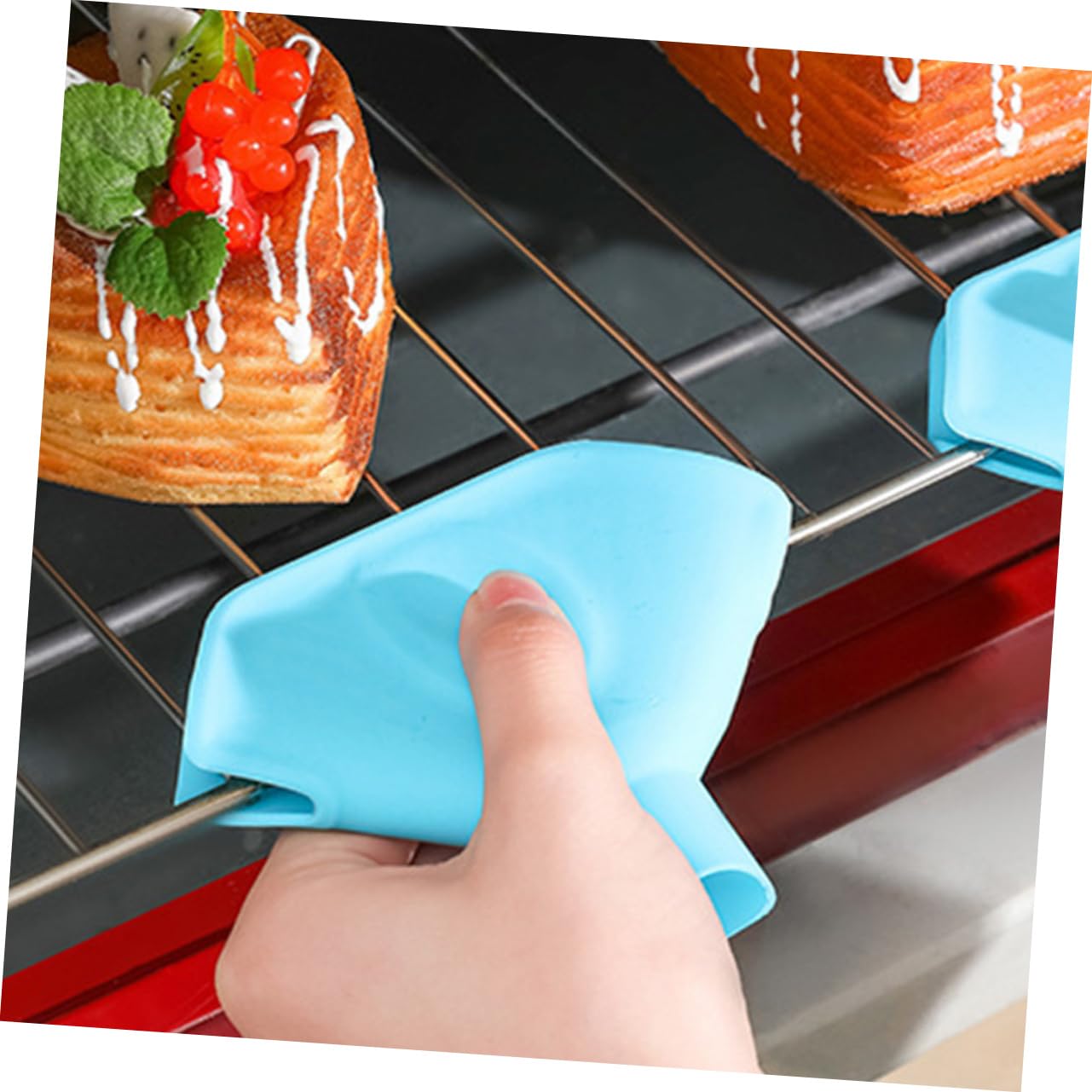 Multi-functional Silicone Pot Holder Adjustable Funnel Lit for Kitchen Use