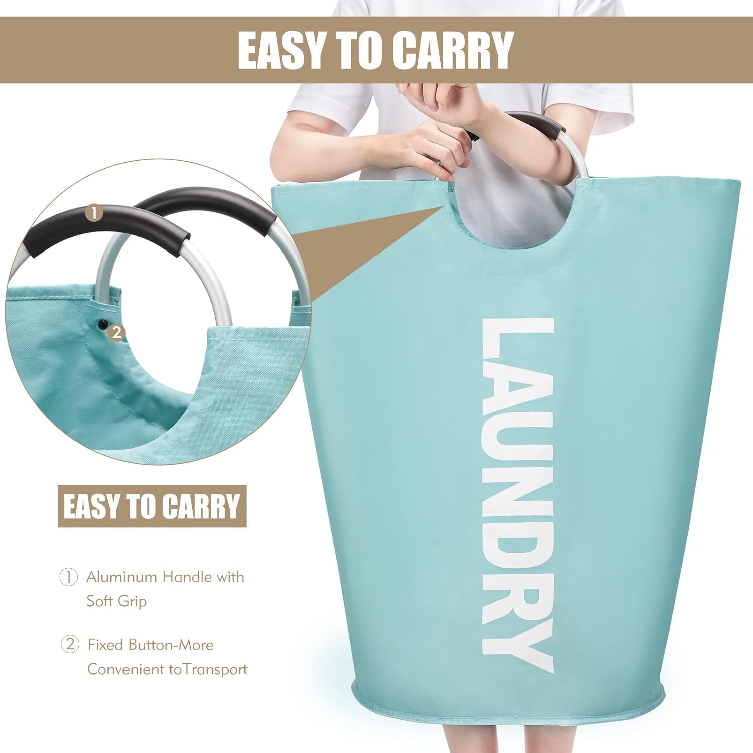 Collapsible Laundry Basket for Organization