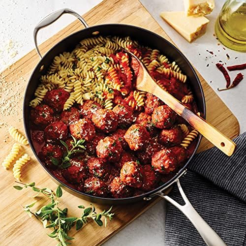 Tramontina Covered Deep Saut Pan 55 Qt Perfect for Sauting Braising