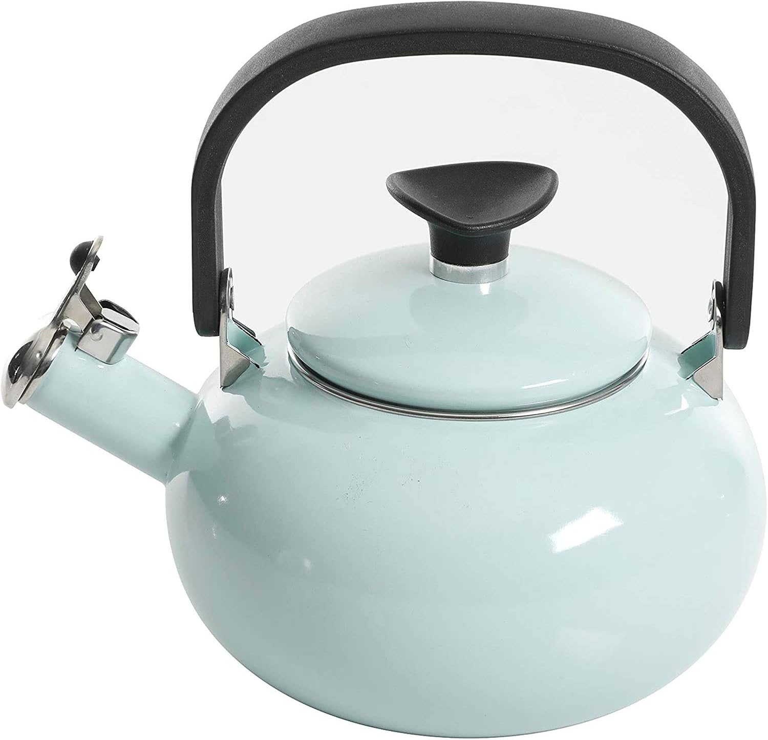 Kenmore Broadway Tea Kettle Enamel on Steel 15-Quart Glacier Blue