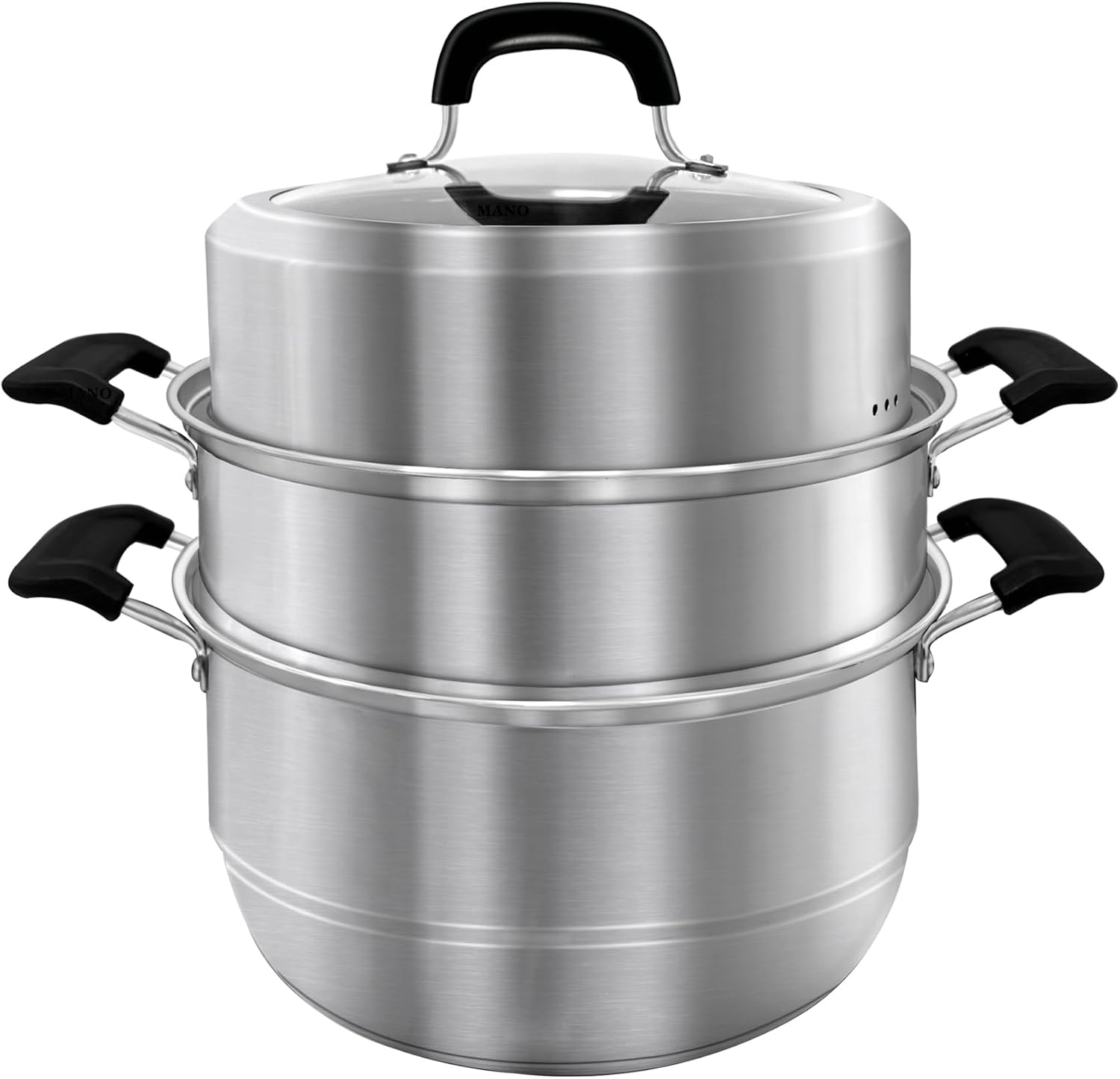 Convenient 11-Inch Steamer Pot for Kitchen Use