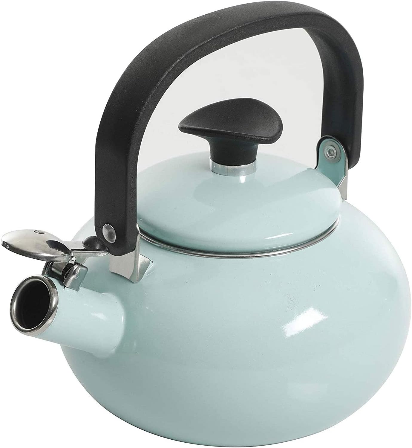 Kenmore Broadway Tea Kettle Enamel on Steel 15-Quart Glacier Blue