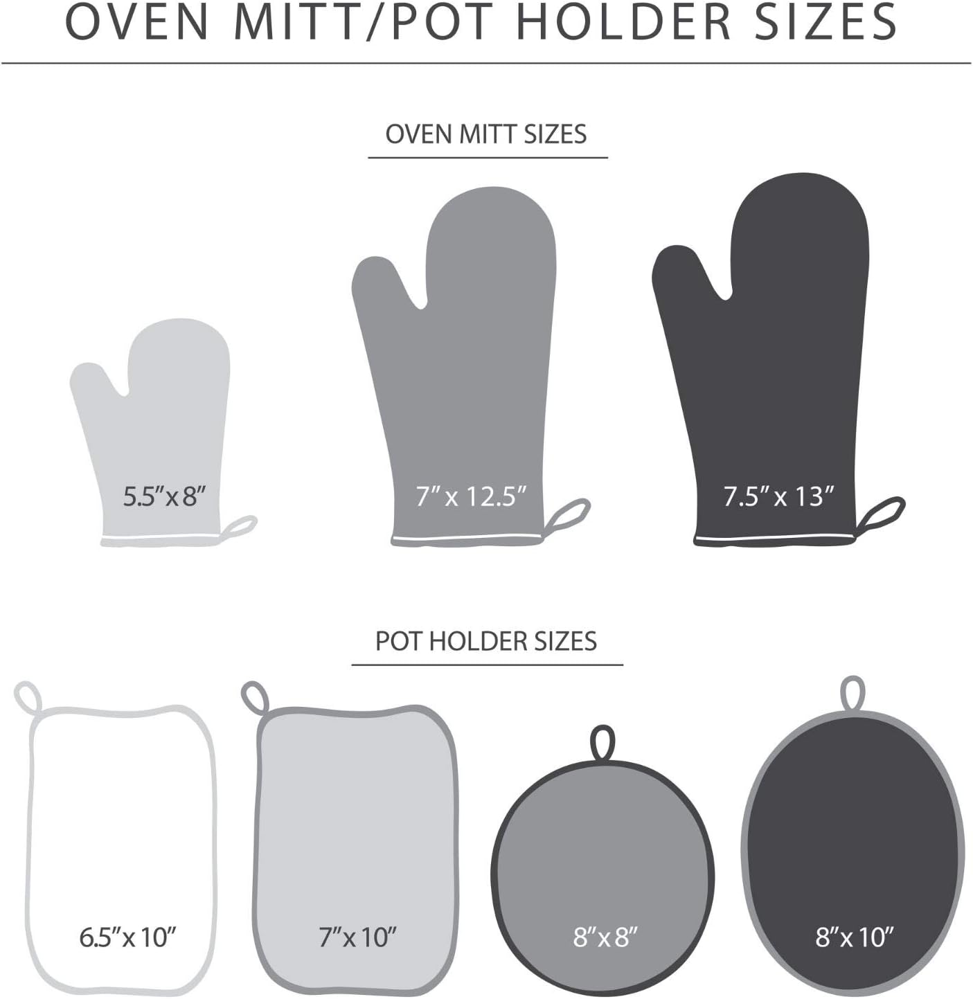 Steak-Tac-Toe Two-Tone Pot Holder Set