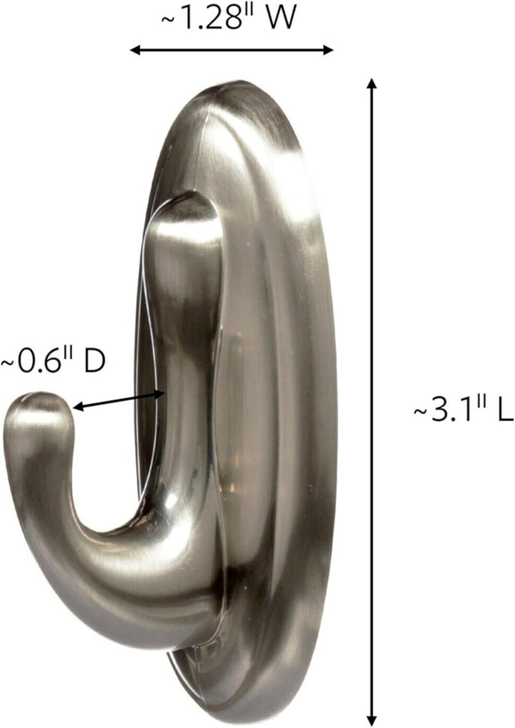 Command Medium Bath Hooks 2 Pack Damage Free