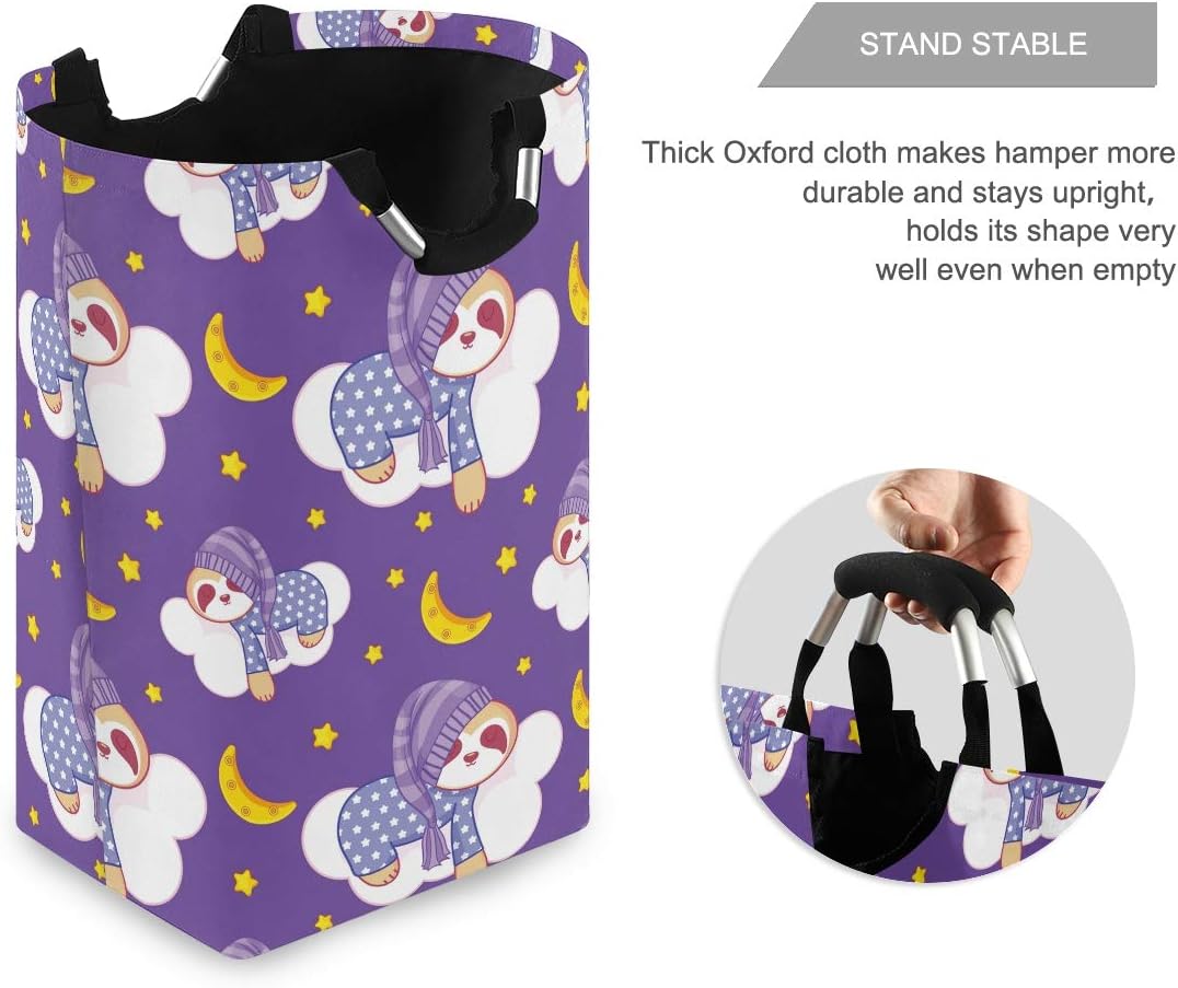 MOYYO Cute Lazy Sloth Laundry Basket Collapsible Organizer