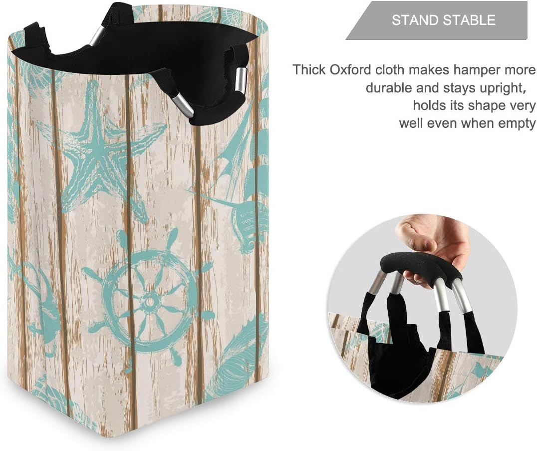 Mooyo Collapsible Laundry Hamper with Handle