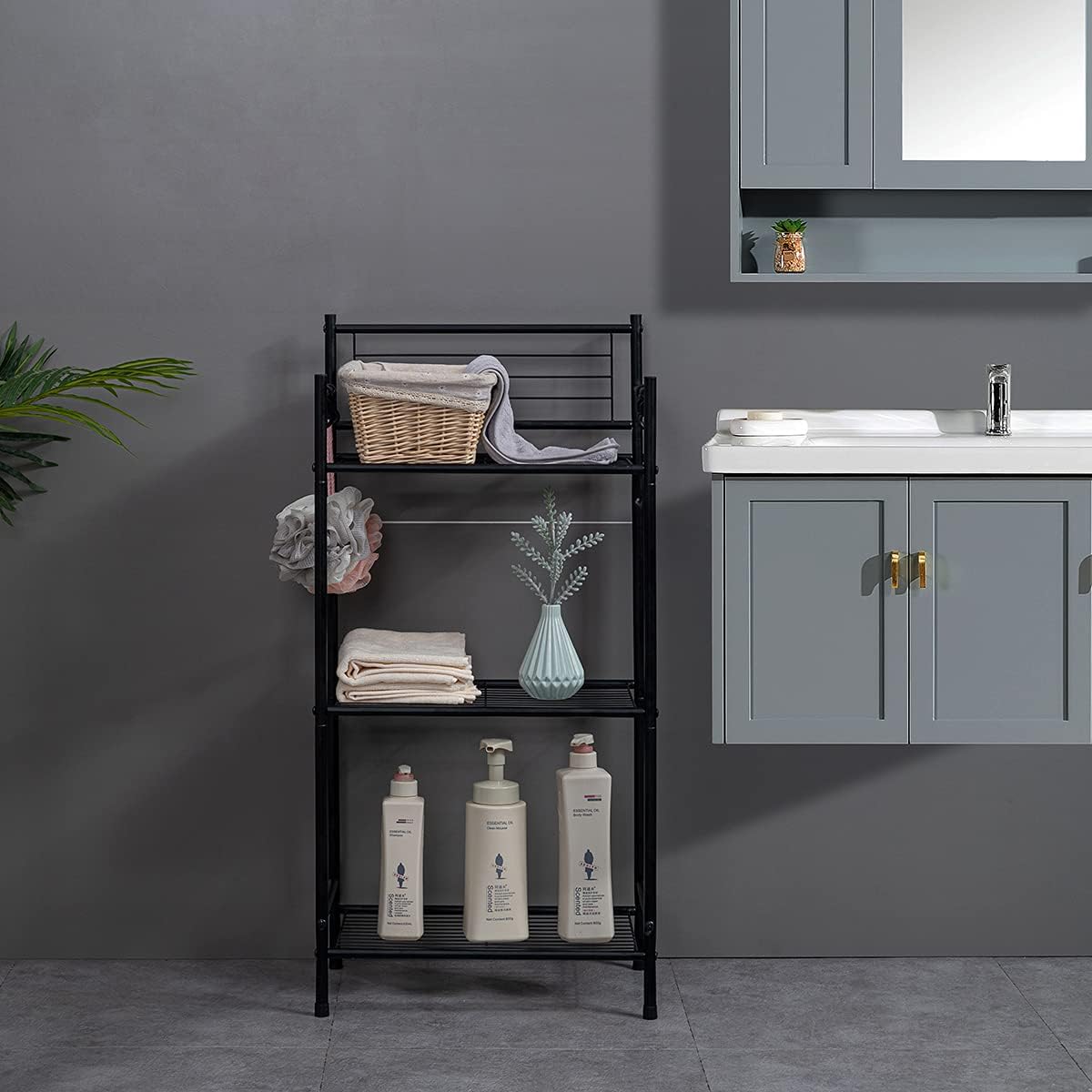 Sturdy Multi-Purpose Storage Unit Organizer for Kitchen Bathroom