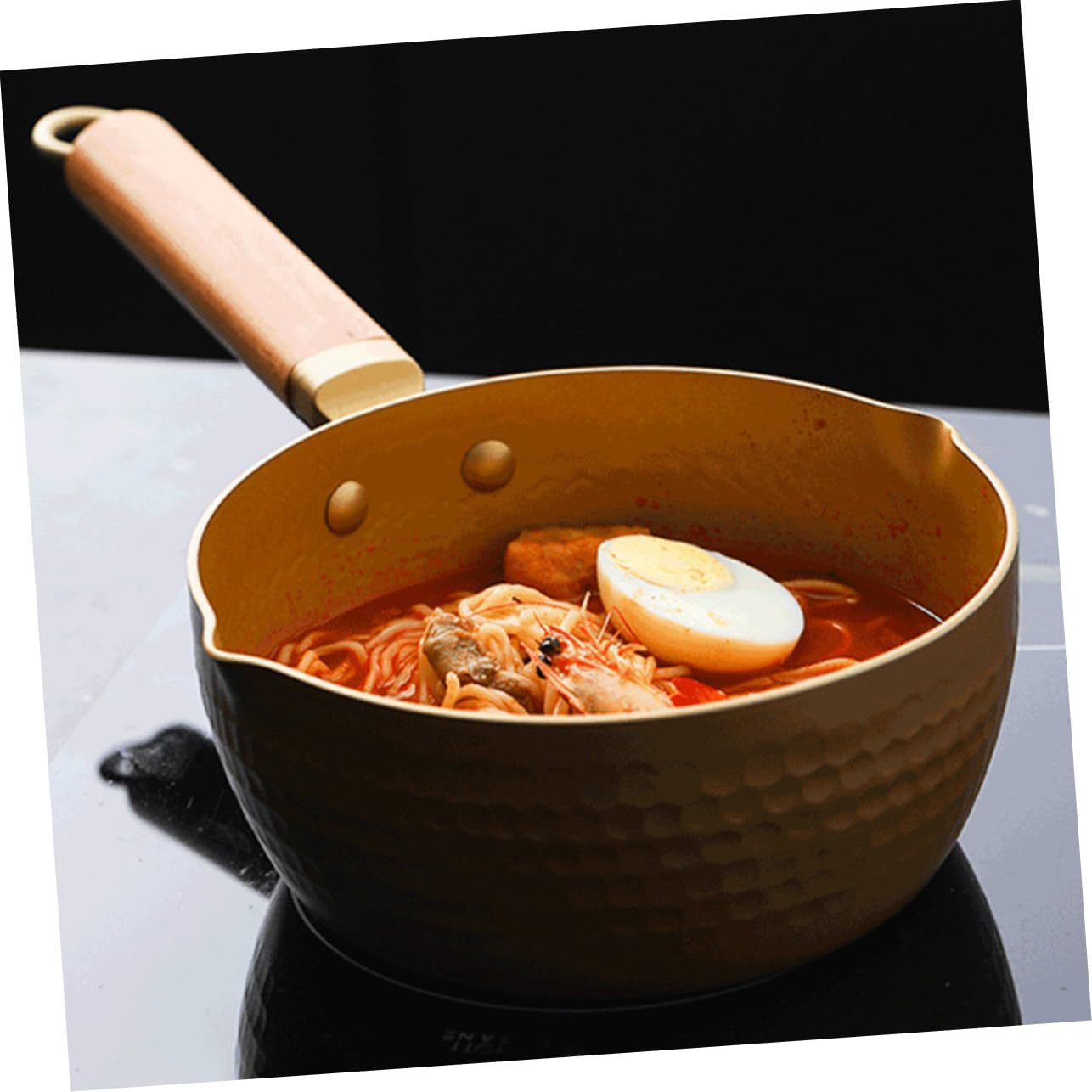 ABOOFAN 18cm Nonstick Milk Pan for Stew Energy Efficient