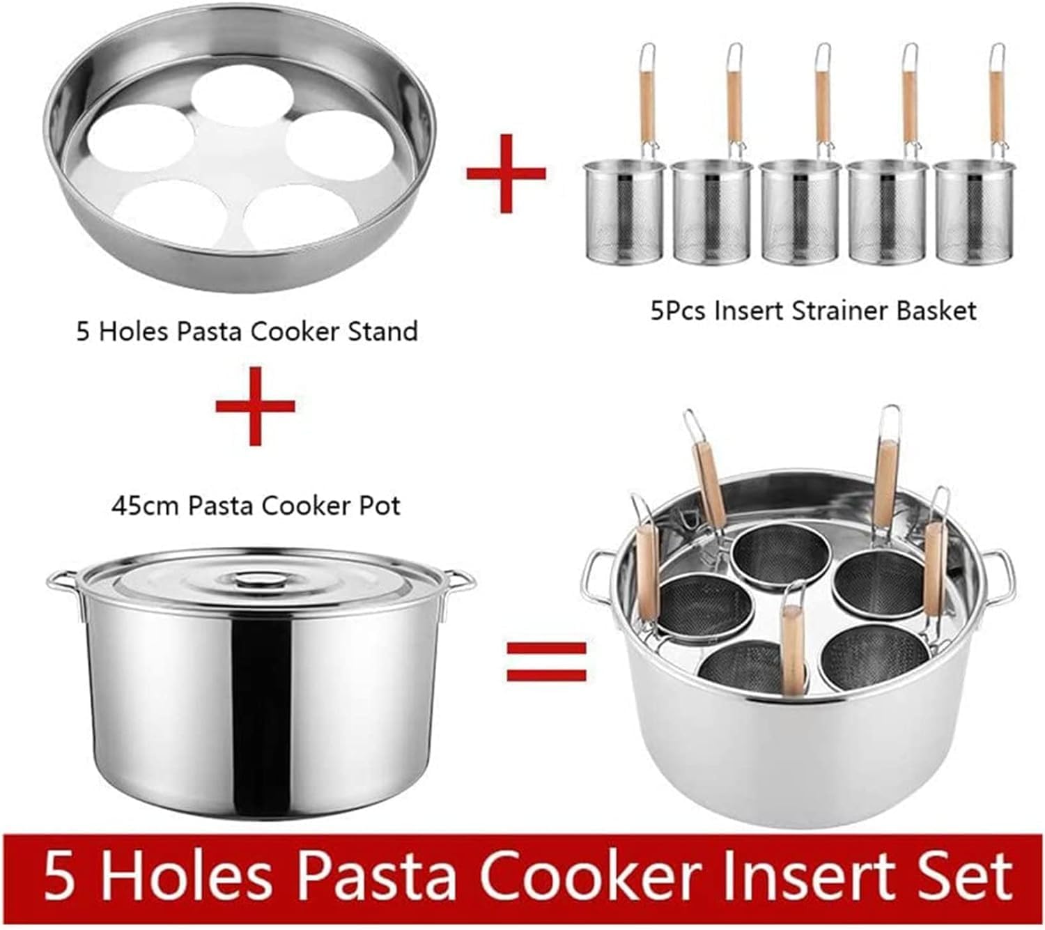 LeixiUSM SSS-Pasta Pots Set