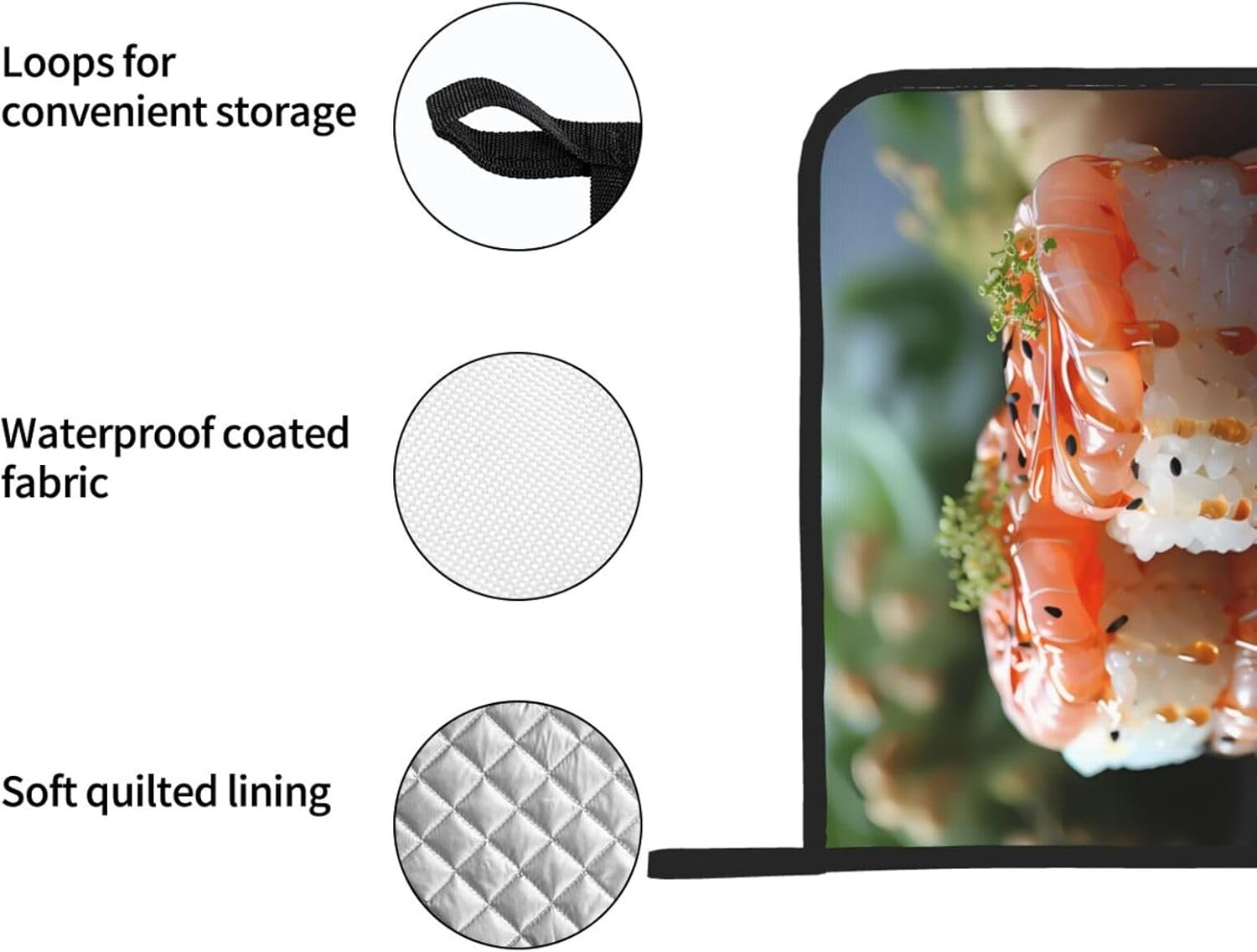 Fresh Salmon Potholders - Heat-Resistant Durable 2-Pack