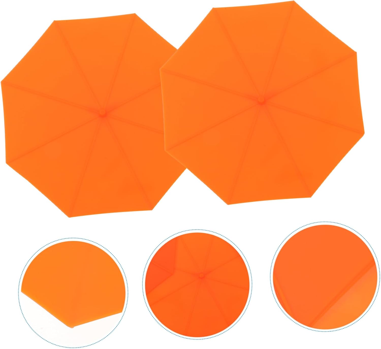 Alipis 5-Piece Silicone Mug Lids