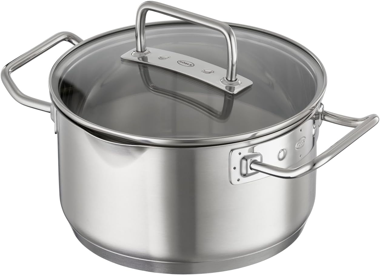 RSLE Expertiso Casserole Pot 1810 Stainless Steel Dishwasher Safe Universal Cooking Pot