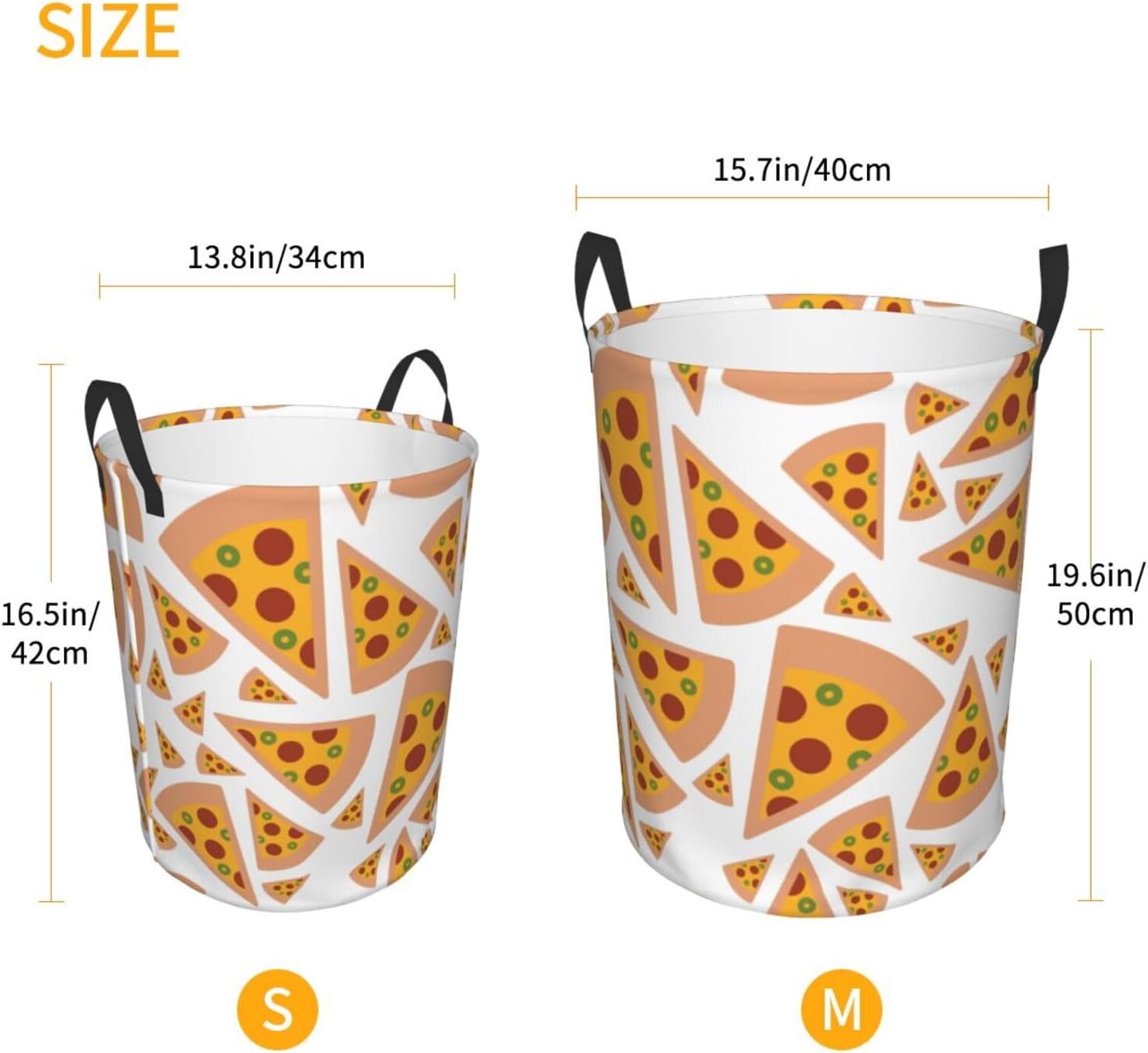 Collapsible Laundry Baskets with Handles for Home and Kitchen
