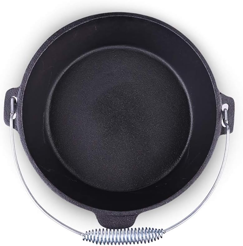 High-Quality Cast Iron Pot for Cooking and Picnic