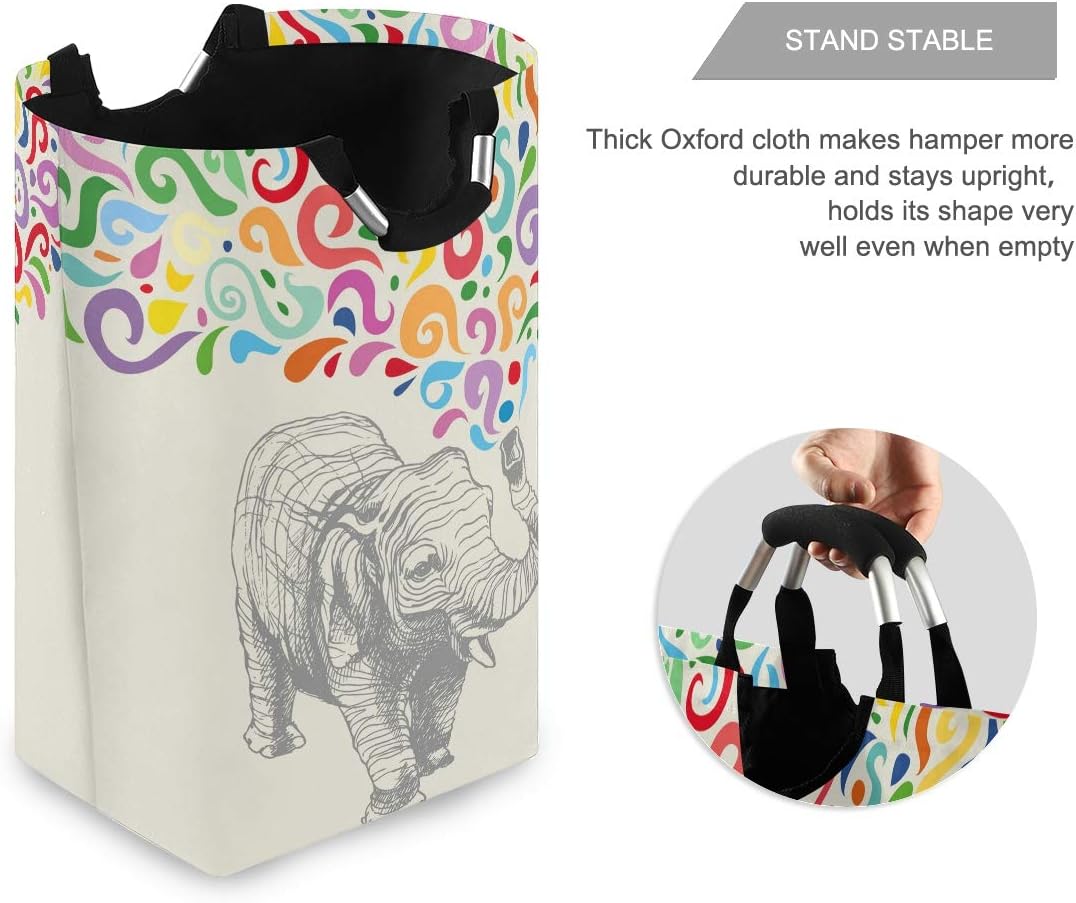 MOYYO Elephant Storage Colorful Durable Clothes Organizer
