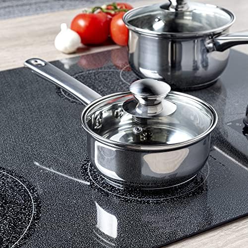 Ecolution 1-Quart Stainless Steel Saucepan Premium Cooking Excellence