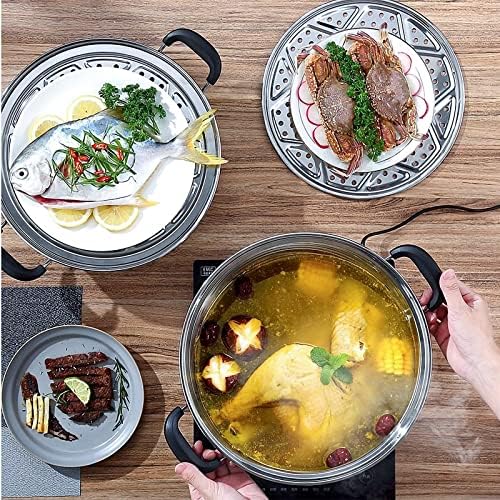 Convenient 11-Inch Steamer Pot for Kitchen Use