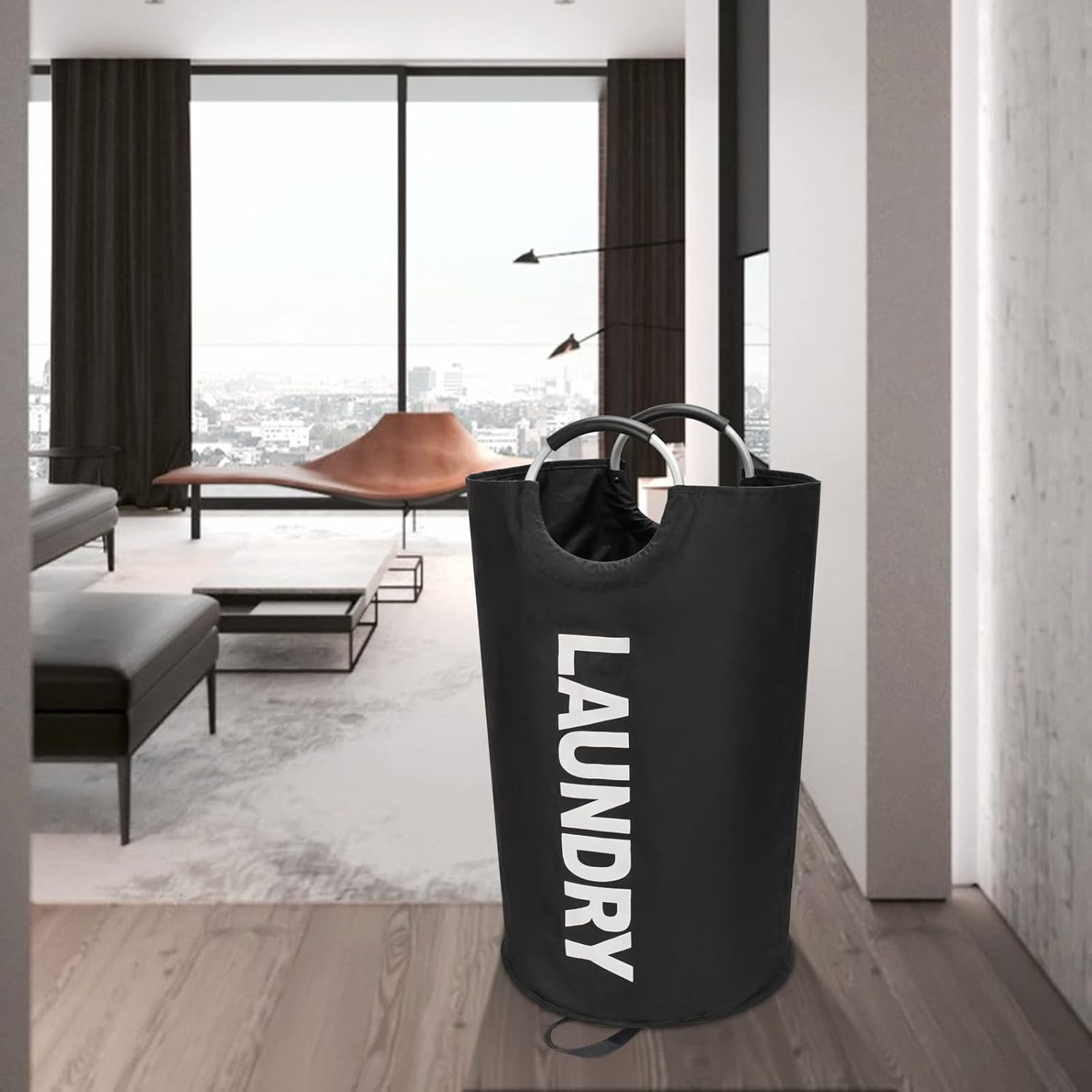 Maxsilan Durable 90L Large Laundry Basket