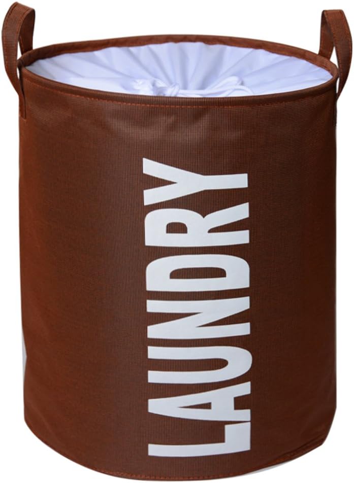HappyLHL Folding Large Thick Laundry Basket Oxford Fabric Storage Basket Waterproof