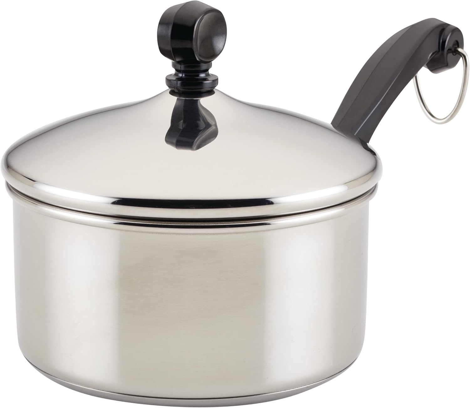 Farberware Classic Stainless Steel Saucepan 1 Quart Silver
