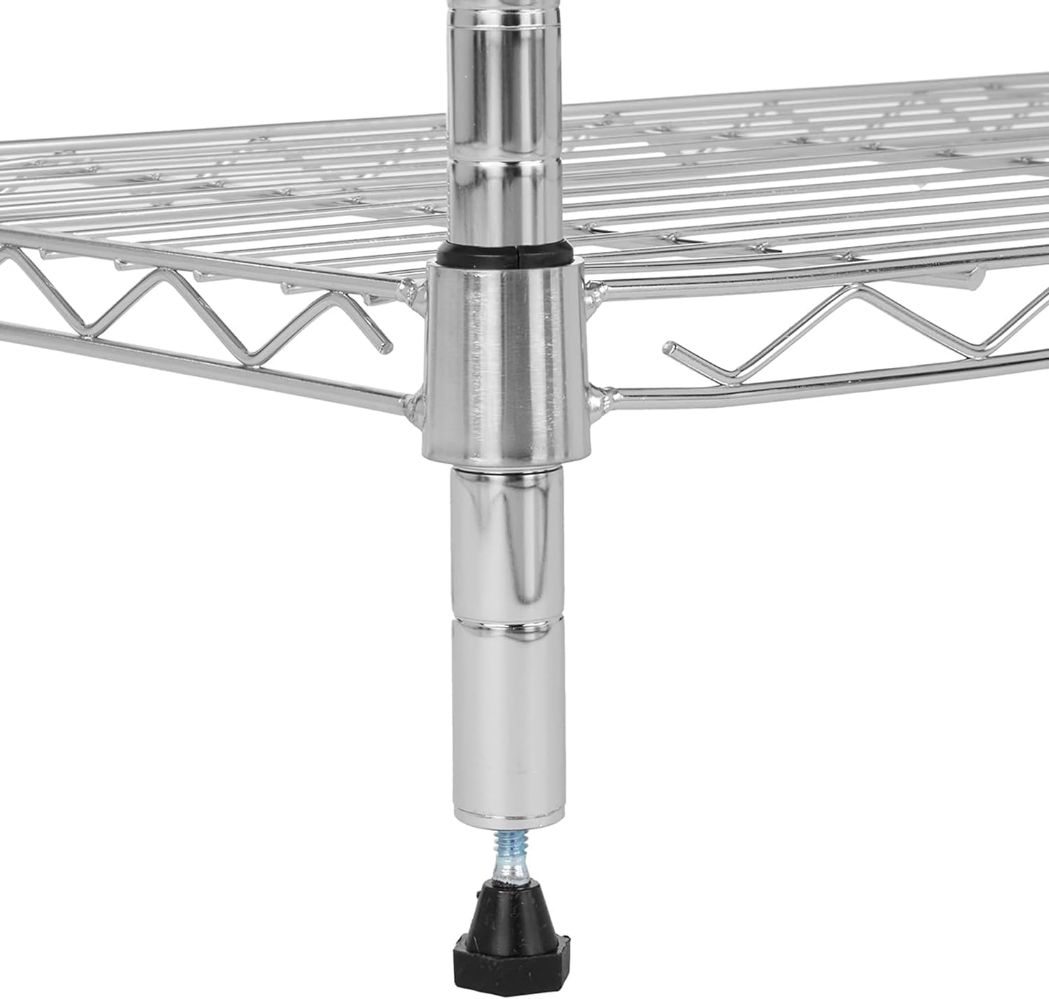 Adjustable 3-Shelf Storage Rack