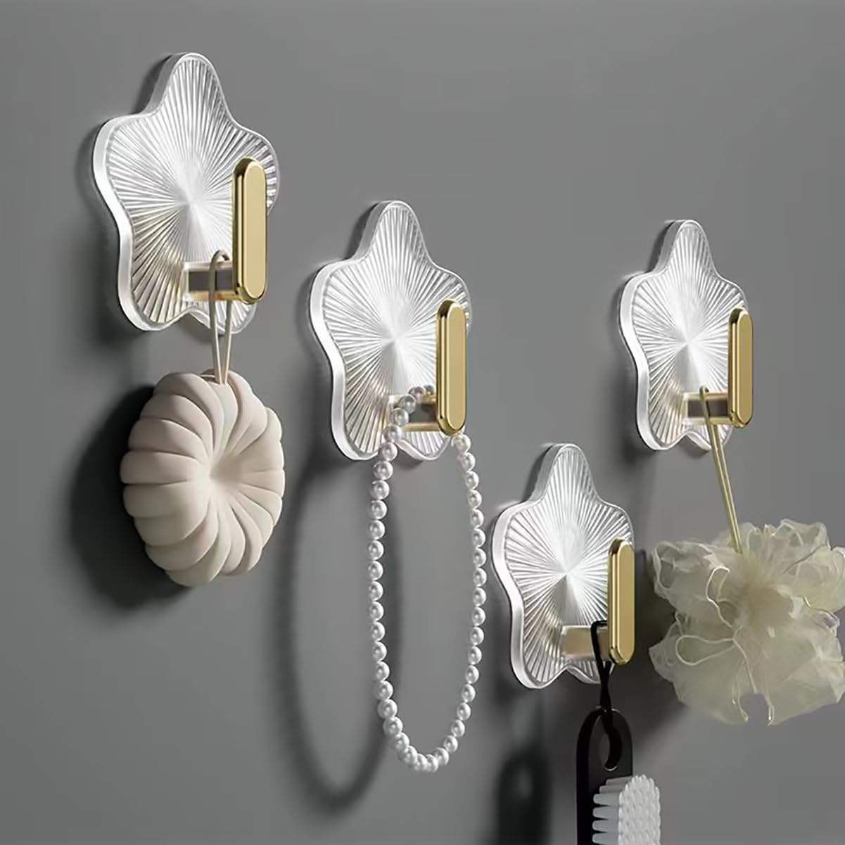 12 Pack Heavy Duty Adhesive Hooks for Home Use