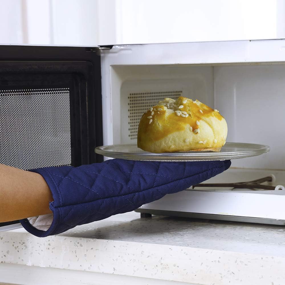 Proven Heat Resistance Secure Grip Oven Mitts for Kitchen Use