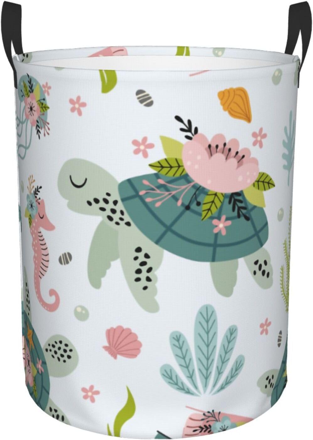 Turtle Laundry Hamper Collapsible with Handles