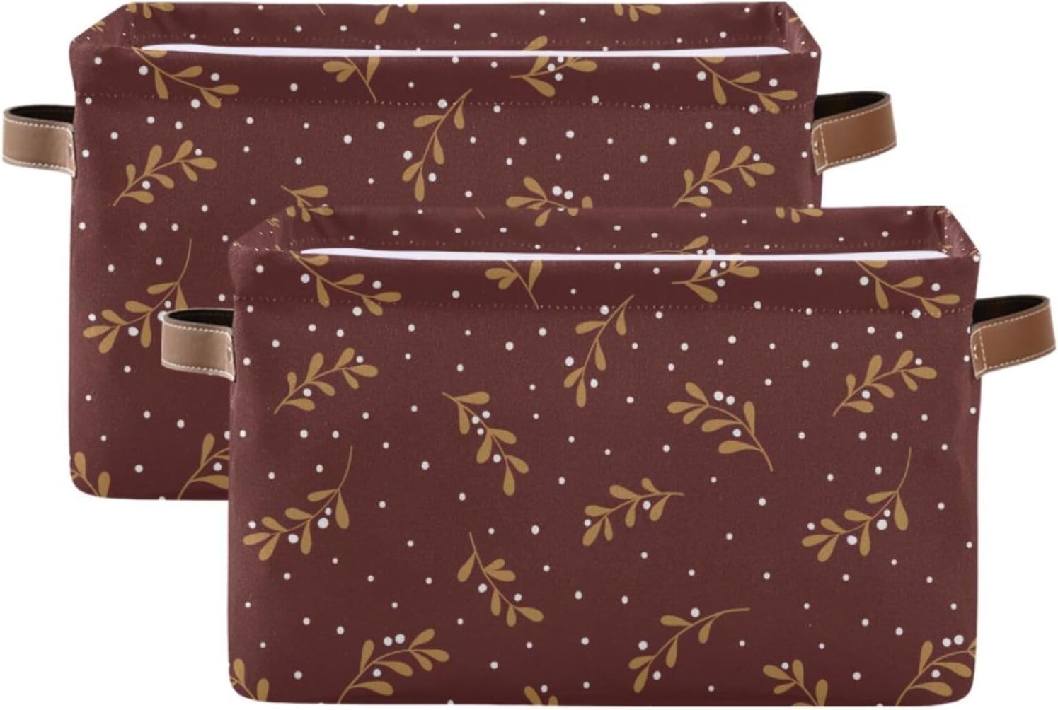 KLL Christmas Tree Branches Cloth Basket